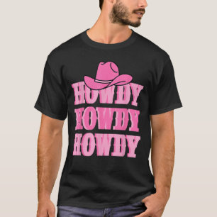 Howdy Cowgirl Retro Vintage Country Western Yeehaw T-Shirt