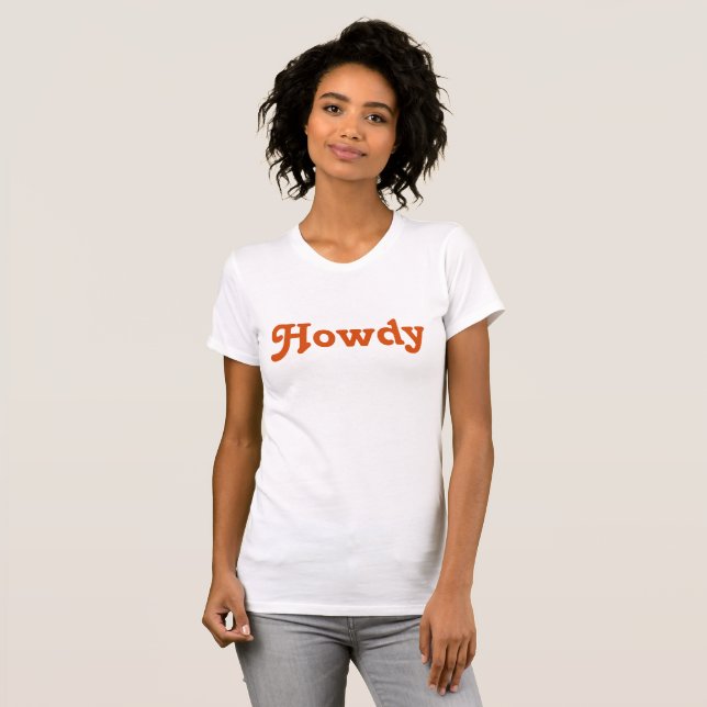 Howdy Crop Shirt (Front Full)