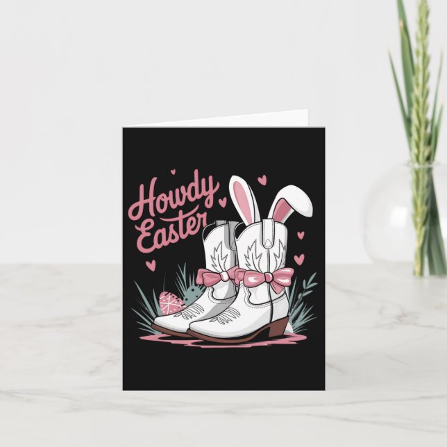 Howdy Easter  Card (Front)
