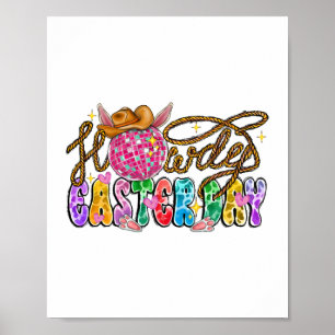 Howdy Easter Day Poster