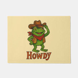 Howdy Frog Doormat