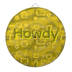 Howdy Geometric Dartboard