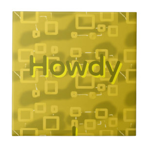 Howdy Geometric  Tile
