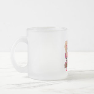 Howdy Ghouls Skeleton Cowboy Western Halloween Frosted Glass Coffee Mug