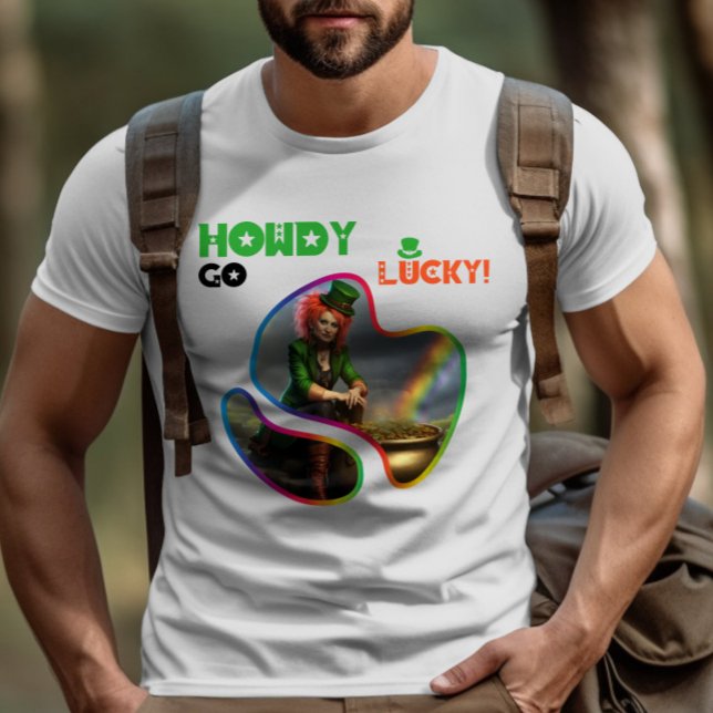Howdy Go Lucky! - Leprechaun's Scavenger Hunt T-Shirt (Creator Uploaded)