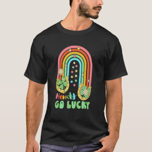Howdy Go Lucky St. Patrick's Day Rainbow Clover Ho T-Shirt