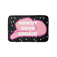 Howdy Good Lookin Rancher Cowboy Hat Black