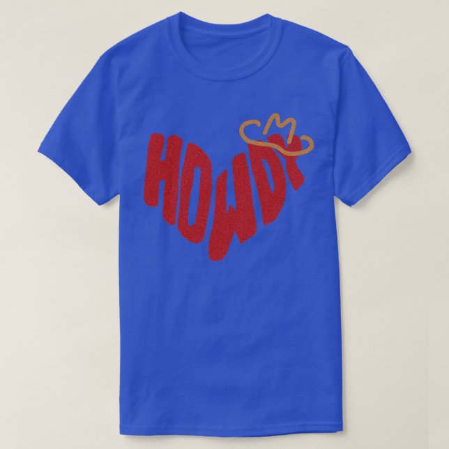 Howdy Heart TShirt (Design Front)