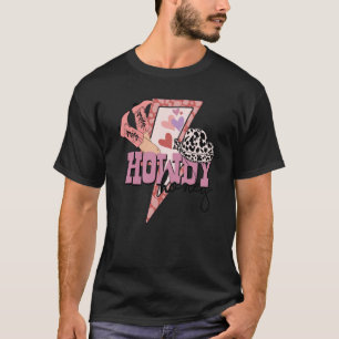 Howdy Honey Cowgirl Retro Vintage Western Valentin T-Shirt
