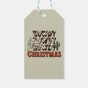 Howdy Howdy Howdy Christmas Family Xmas Party Gift Gift Tags