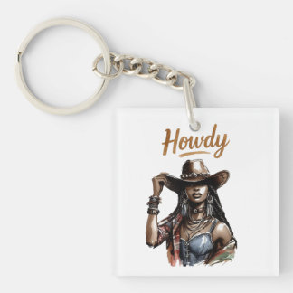 Howdy Key Ring