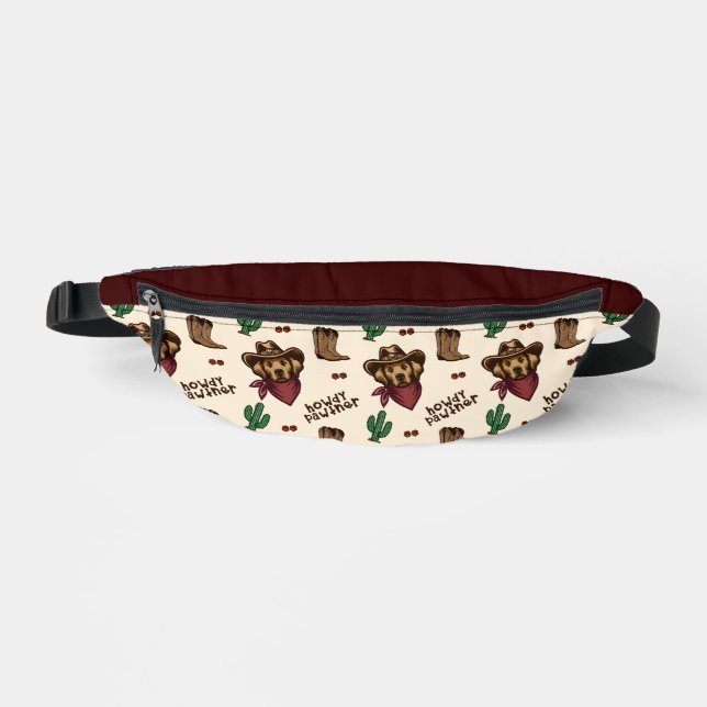 Howdy Pawtner Fanny Pack (Front)
