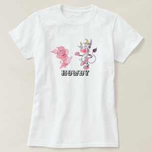 Howdy Pig and Cow T-Shirt