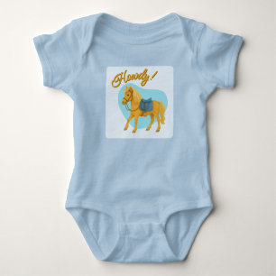 Howdy! Pony Jersey Bodysuit/T-Shirt Clothing Baby Bodysuit