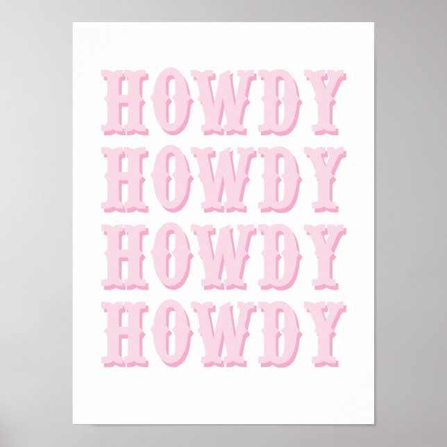 Howdy Poster (Front)