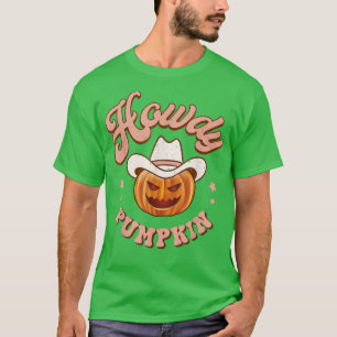 Howdy Pumpkin Rodeo Western Country Fall Southern T-Shirt