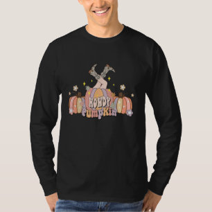 Howdy Pumpkin Western Fall Rodeo Womens Halloween  T-Shirt