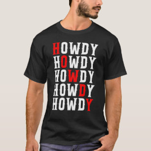 Howdy Rodeo Western Retro Vintage Country Southern T-Shirt