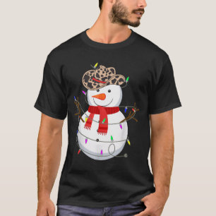 Howdy Snowman Funny Cowboy Hat Western Christmas 2 T-Shirt