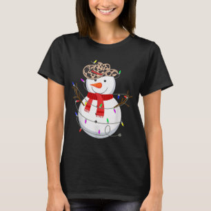 Howdy Snowman Funny Cowboy Hat Western Christmas 2 T-Shirt