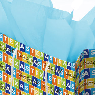 Howdy Y'all Colourful Texas Medium Gift Bag