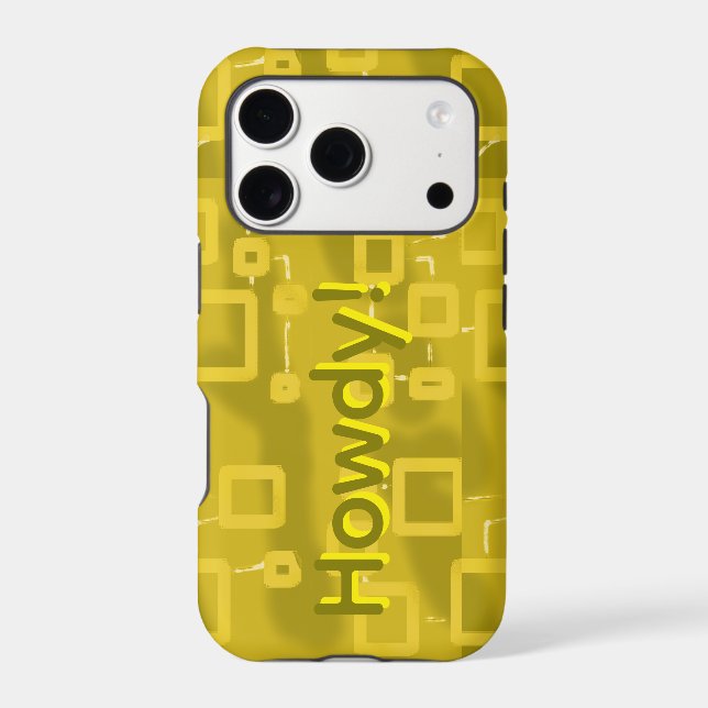 Howdy Yellow Geometric (Back)