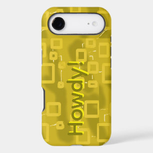 Howdy Yellow Geometric