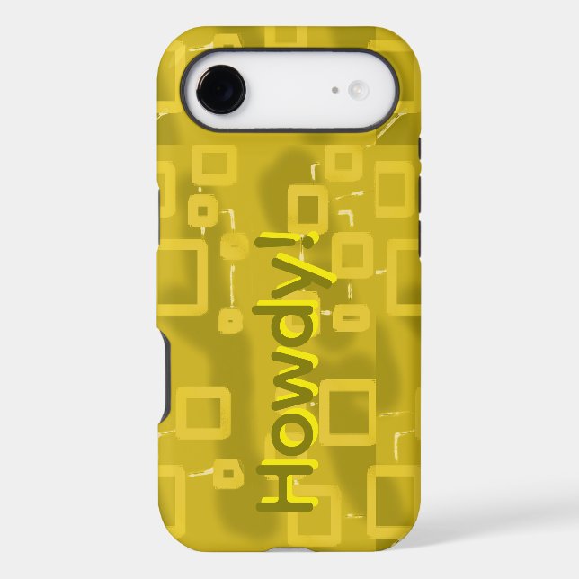 Howdy Yellow Geometric (Back)