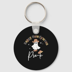 Howdyween Pre-k Ghost Western Teacher Preschool Te Key Ring