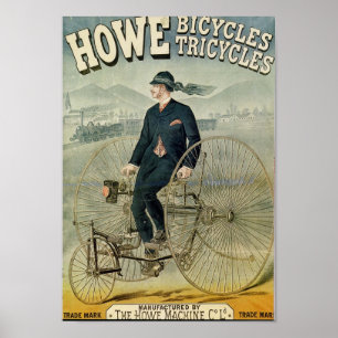 Howe Bicycles Tricylces Poster
