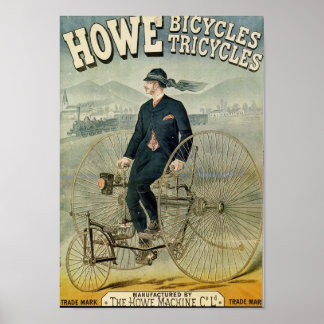 Howe Bicycles Tricylces Poster