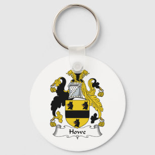 Howe Family Crest Key Ring
