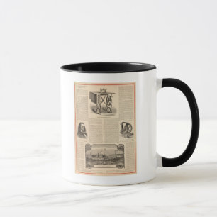 Howe Sewing Maching with Sketch of the Inventor Mug