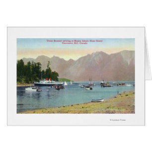 Howe Sound View of Union Steamer at Bowen Island