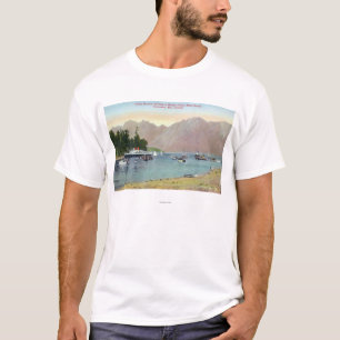 Howe Sound View of Union Steamer at Bowen Island T-Shirt