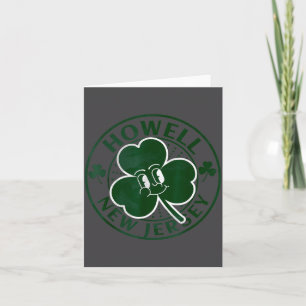 Howell New Jersey Irish Shamrock Nj Retro Souvenir Card