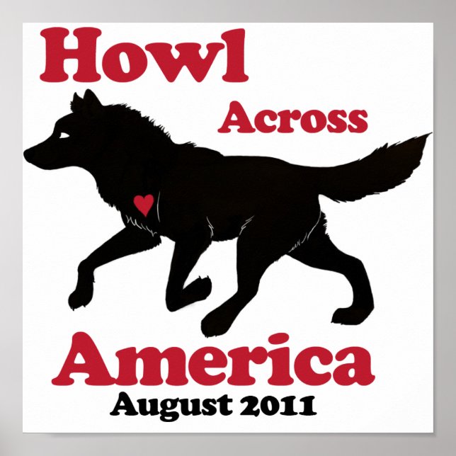 Howl Across America Poster (Front)