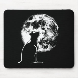 Howl at the Moon Cat Mouse Mat