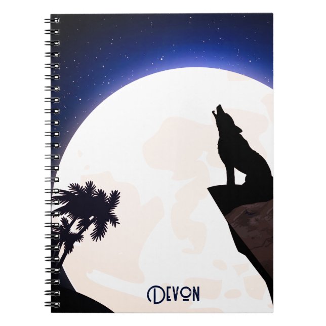 Howl At The Moon Notebook (Front)