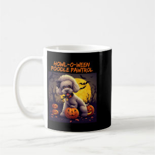 Howl-O-Ween Poodle Pawtrol Cute Dog Halloween Coffee Mug