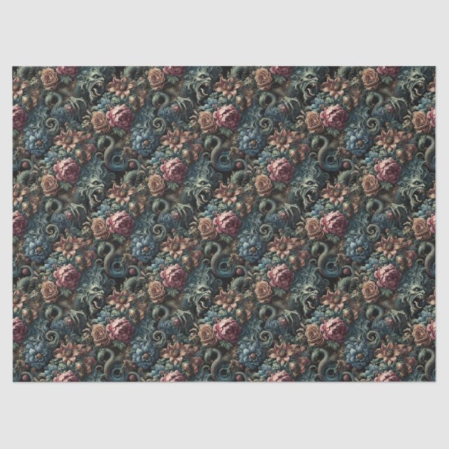 Howl of the Gilded Wild — Gothic Victorian  Tissue Paper (Front)