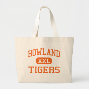 Howland - Tigers - High School - Warren Ohio Large Tote Bag