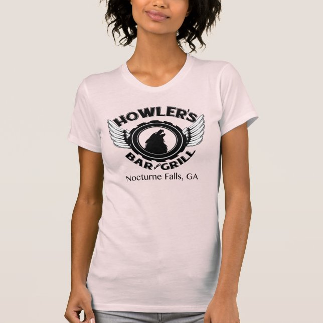 Howler's Camo Tee in Pink (Front)