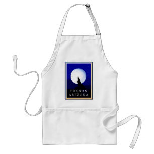 Howlin Coyote - Tucson Arizona Standard Apron
