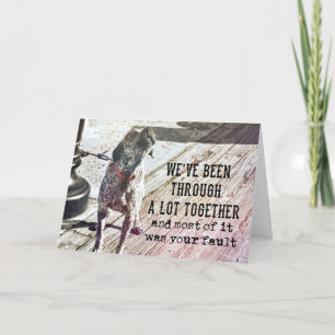 HOWLIN' HOUND Greeting Card