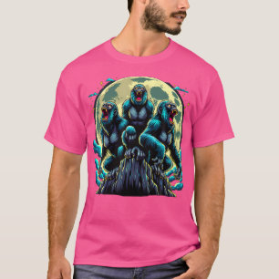 Howling At Moon Gorilla T-Shirt