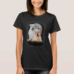 Howling At The Moon Labrador Dog T-Shirt