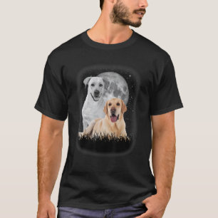 Howling At The Moon Labrador Dog T-Shirt