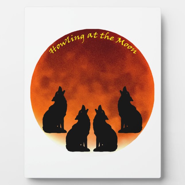 Howling at the Moon Plaque (Front)