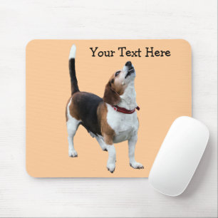 Howling Beagle Cute Dog Mousepad
